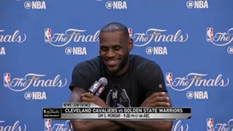 詹姆斯：克莱在16总决赛G5赛前的言论激励了我 我对此一笑置之